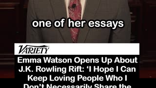 Emma Watson Opens Up About J.K. Rowling Rift