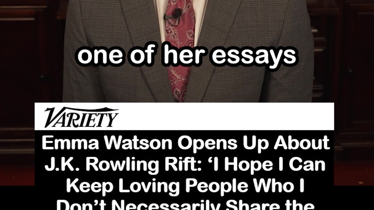 Emma Watson Opens Up About J.K. Rowling Rift