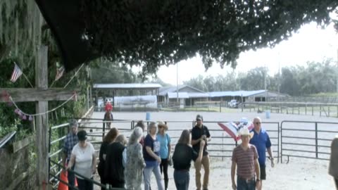 Skipper Calder & Cowboy-up Ministry bring horse training with a message at 11am.