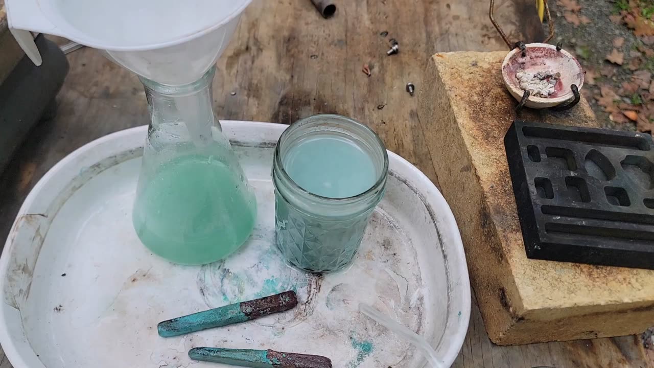 Refining silver out of metal