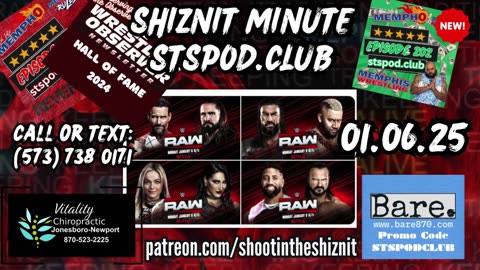 SHIZNIT MINUTE 01.06.25 -BT TALKS RAW IS NETFLIX!!