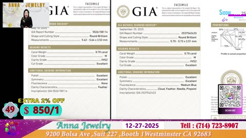 Anna Jewelry 12-27-2025 |HOLIDAY SALE 10% OFF|Nu Trang Cao Cap Phuoc Loc Tho#annajewelry #welivecali