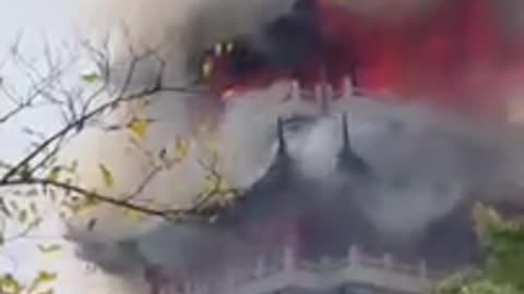 'Irresponsible’ tourist blamed for torched Chinese temple due to improper use of ceremonial candles