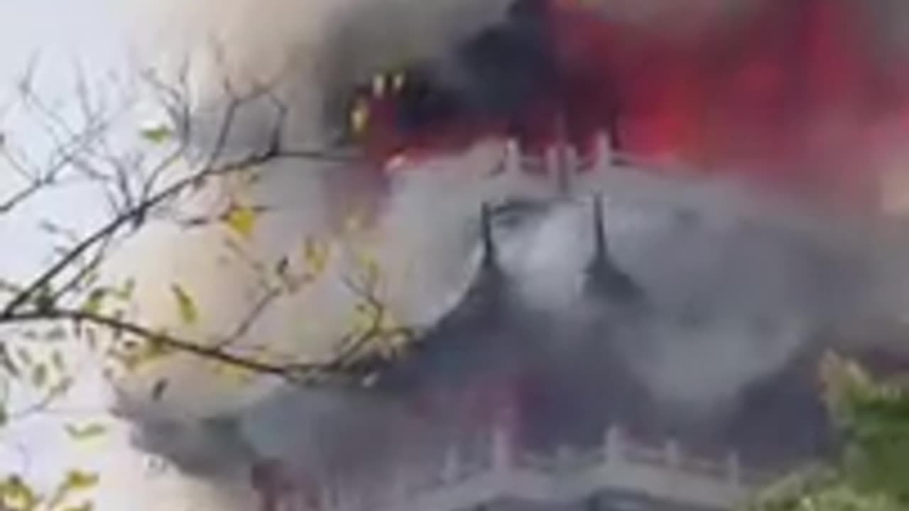 'Irresponsible’ tourist blamed for torched Chinese temple due to improper use of ceremonial candles