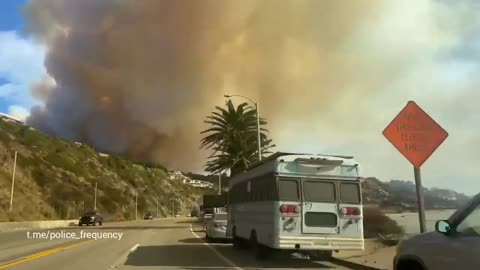 Fast moving wild fires engulfed Los Angeles area