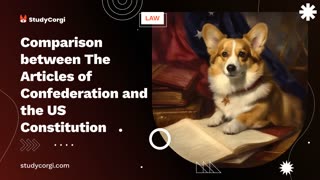 Comparison between The Articles of Confederation and the US Constitution - Research Paper Example