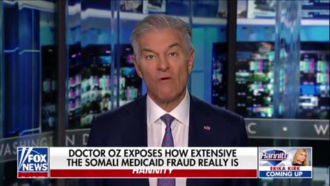 Dr Oz: Somalians in Minnesota Weaponized Fraud