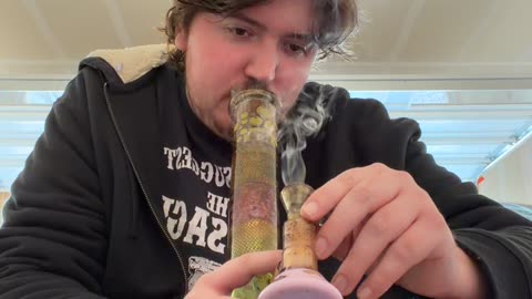 Day 133 My mom did my hair like some ladies daughters boyfriend this morning lol