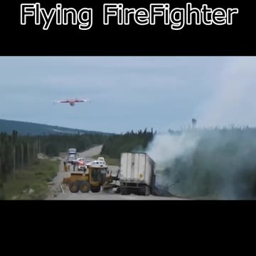 Suddenly #Flying FireFighter Came to Rescue #Aviation #AeroArduino