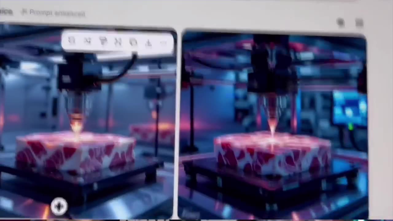 THEYRE FEEDING US 3D PRINTED MEAT!!!