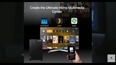 Asustor Drivestor 2 Lite AS1102TL, 2 Bay NAS Enclosure Network Storage, 1.7GHz Q