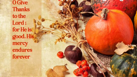 Happy Thanksgiving to You