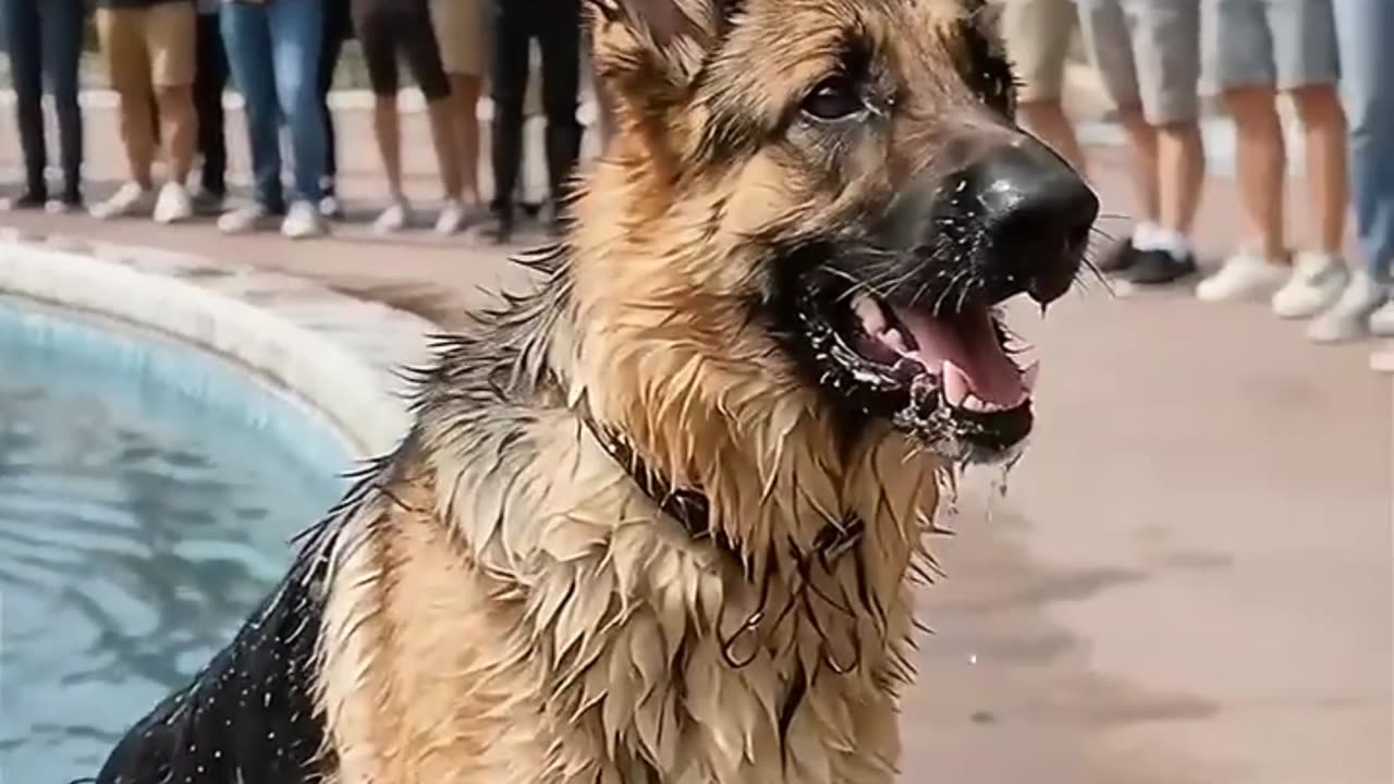 "لڑکی کا بیگ لے کر بھاگا کتا، پانی میں دھماکہ ہو گیا! 😱🔥 | Shocking Real Moment