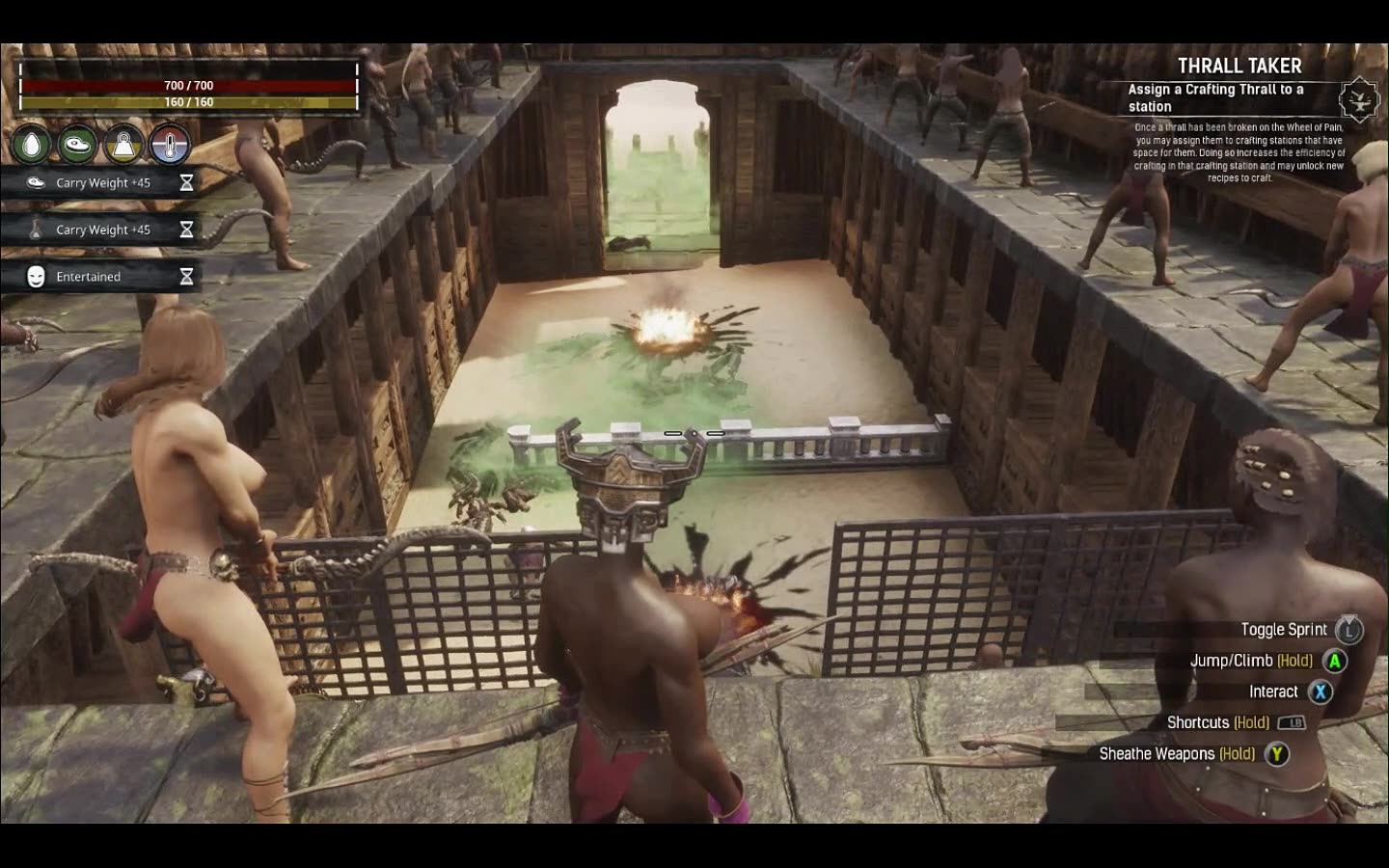 Conan Exiles, purge day, titty bomb squad, busty, boobs, breast expansion, huge tits