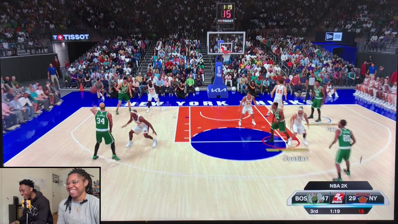 In a relationship, while playing together in the NBA.