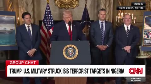 Trump says US military struck ISIS terrorists in Nigeria