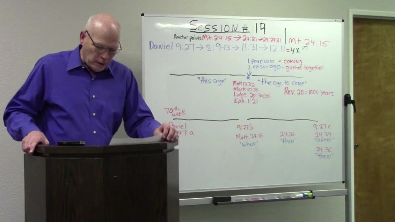 Session #19 End Times/Prophecy - Timeline of last seven years, part 3
