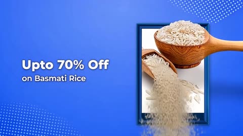 70% off on Basmati Rice