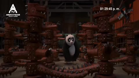 [Clip] Kung Fu Panda | Po se golpea muchas veces | Anzoátegui TV (Venezuela 🇻🇪) (09/01/2026)