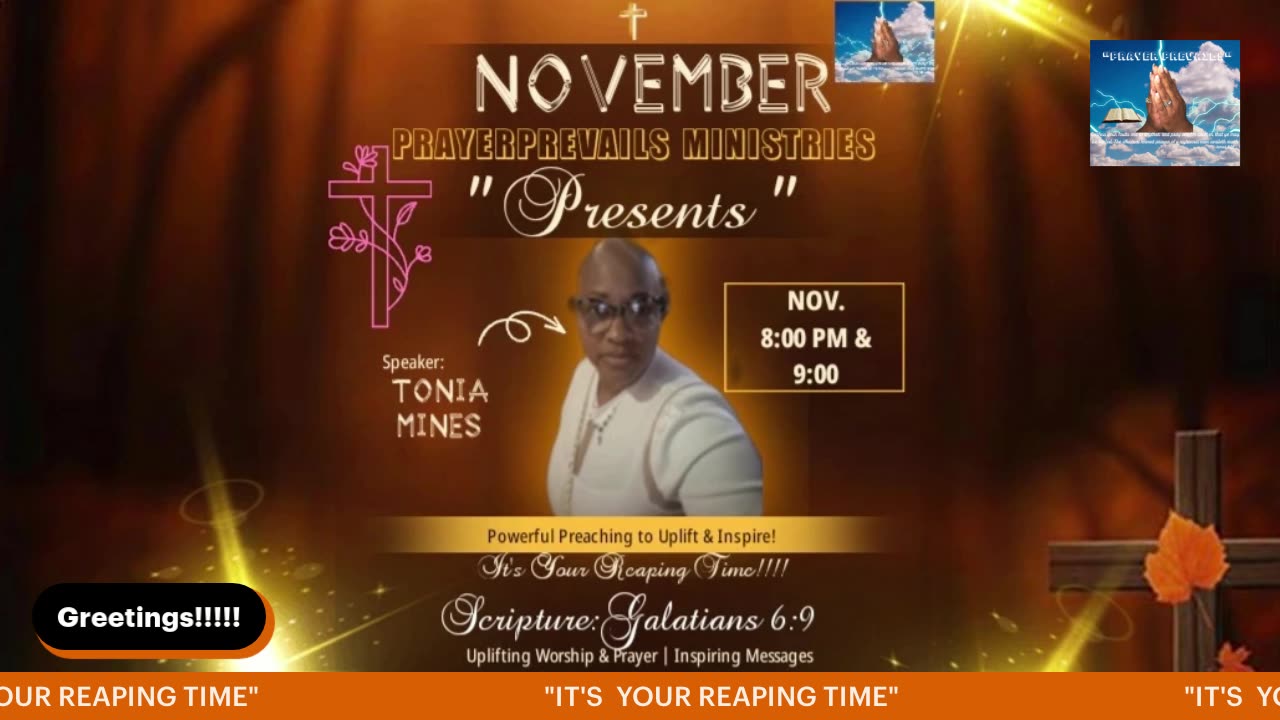 IT'S YOUR REAPING TIME (GALATIONS 6:9)