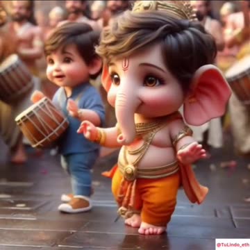 Ganeshji Cute Friendship 🥰🥰