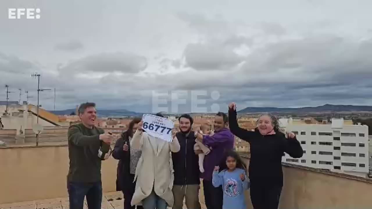 Aldaia celebra el tercera premio de la lotería El Niño 2024