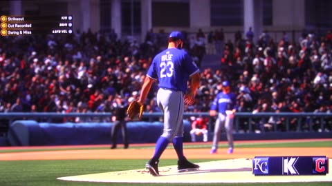 MLB The Show: Kansas City Royals vs Cleveland Guardians (S22 G10) 