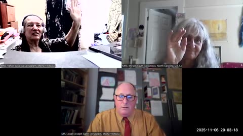 R&B Monthly Seminar: R&B Preparing for Redemption: Conversations for Possibilities Research Fellowship (Episode #3 -- Thursday, November 6th, 2025). MADAM Chair: MRS. Yaffa Batya daCosta (ISRAEL)