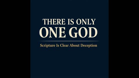 There Is Only One God — Scripture Is Clear About Deception | Front Porch Talks Blogcast