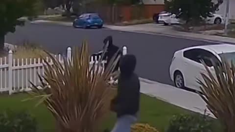 Little Girl in Newscum's Commiefornia Has to Run Back in House as Four Thugs Attempt Home Invasion