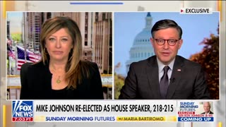 Maria Bartiromo asks Mike Johnson: "How do you plan to execute President Trump's agenda???"