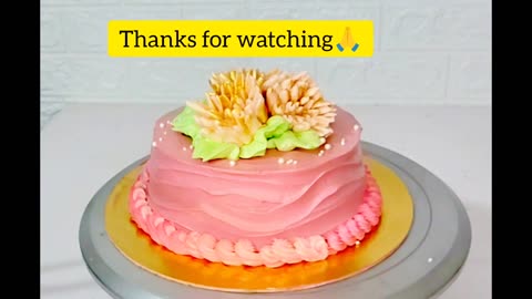 How to make a beautiful birthday cake design_New cake decoration_Beautiful birthday cake decoration