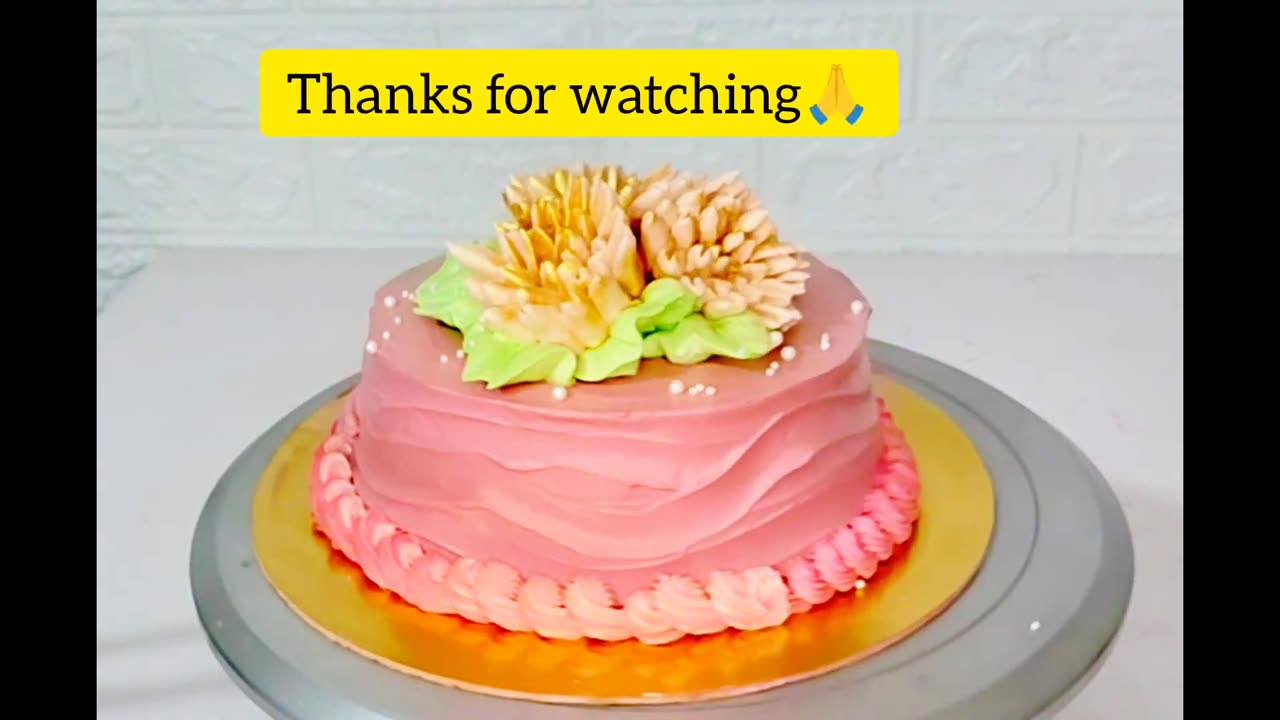 How to make a beautiful birthday cake design_New cake decoration_Beautiful birthday cake decoration