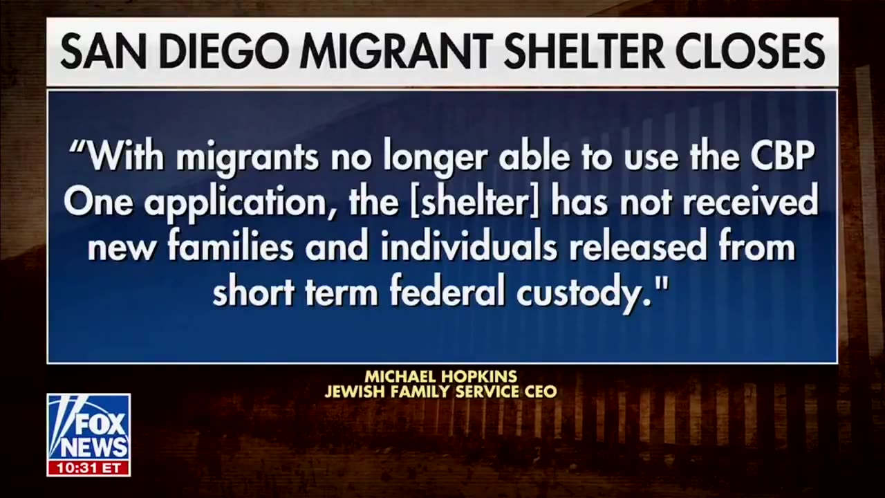 In San Diego, a "NGO says its shelter has had not a single migrant walk through its doors since President Trump took office. They're now closing that shelter down."