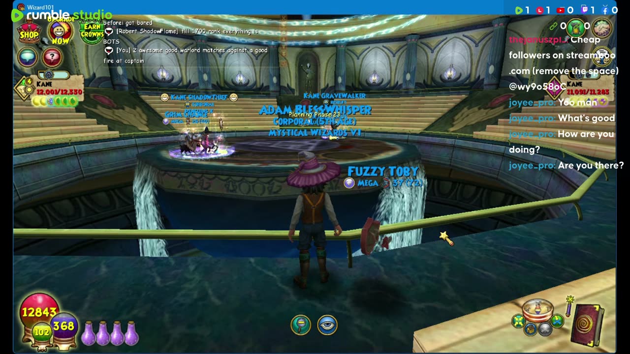 On a budget again in wizard101 doing snacks again
