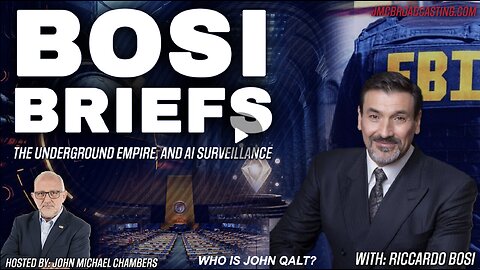 JMC W/ COL RICCARDO BOSI- The Underground Empire, AI Surveillance, and the War for Your Mind