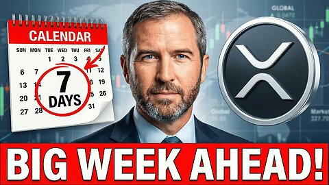 XRP PRICE MAY REBOUND TODAY - EVERYONE EXPECTED BTC TO PUMP & IT DUMPED INSTEAD - BIG WEEK AHEAD?