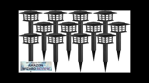 GIGALUMI Solar Outdoor Lights12 Pack LED Solar Lights Outdoor Waterproof Solar Walkway Review