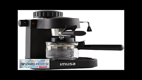 Imusa 4 Cup Espresso/Cappuccino Maker GAU-18202 120 volts Black Review