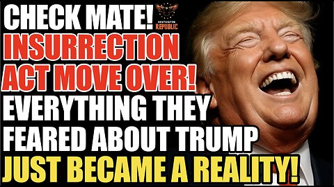 OMG! Insurrection Act Move Over! Everything They Feared About Trump Just Became a Reality Overnight!