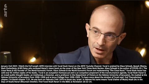 Yuval Noah Harari | "In the Bible, Humans Sin & Then God Punishes Them for Their Sin, By Unleashing the Flood. It's Much More Difficult to Go Beyond This Biblical Narrative." + "Soon We Will Be Beyond the God of the Bible."