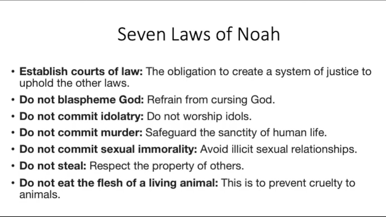 The Noahide laws