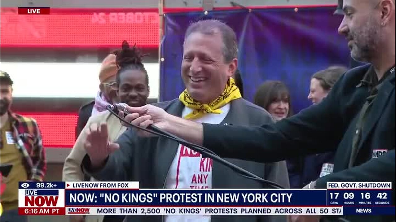 NYC Comptroller at ‘No Kings’ Protest: ‘No Kings Anytime!’