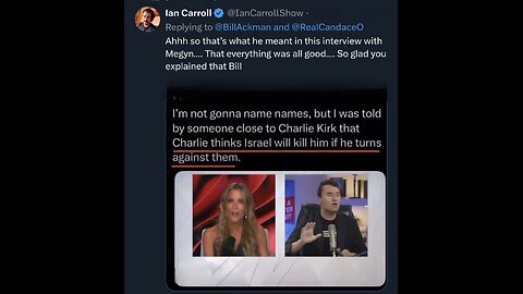 Ian Carroll ~ Ahhh so that’s what he meant ...BILL