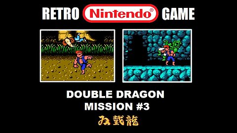 Double Dragon 1 (NES Nintendo) Mission 3: Full Level Complete No-Death Speed Run