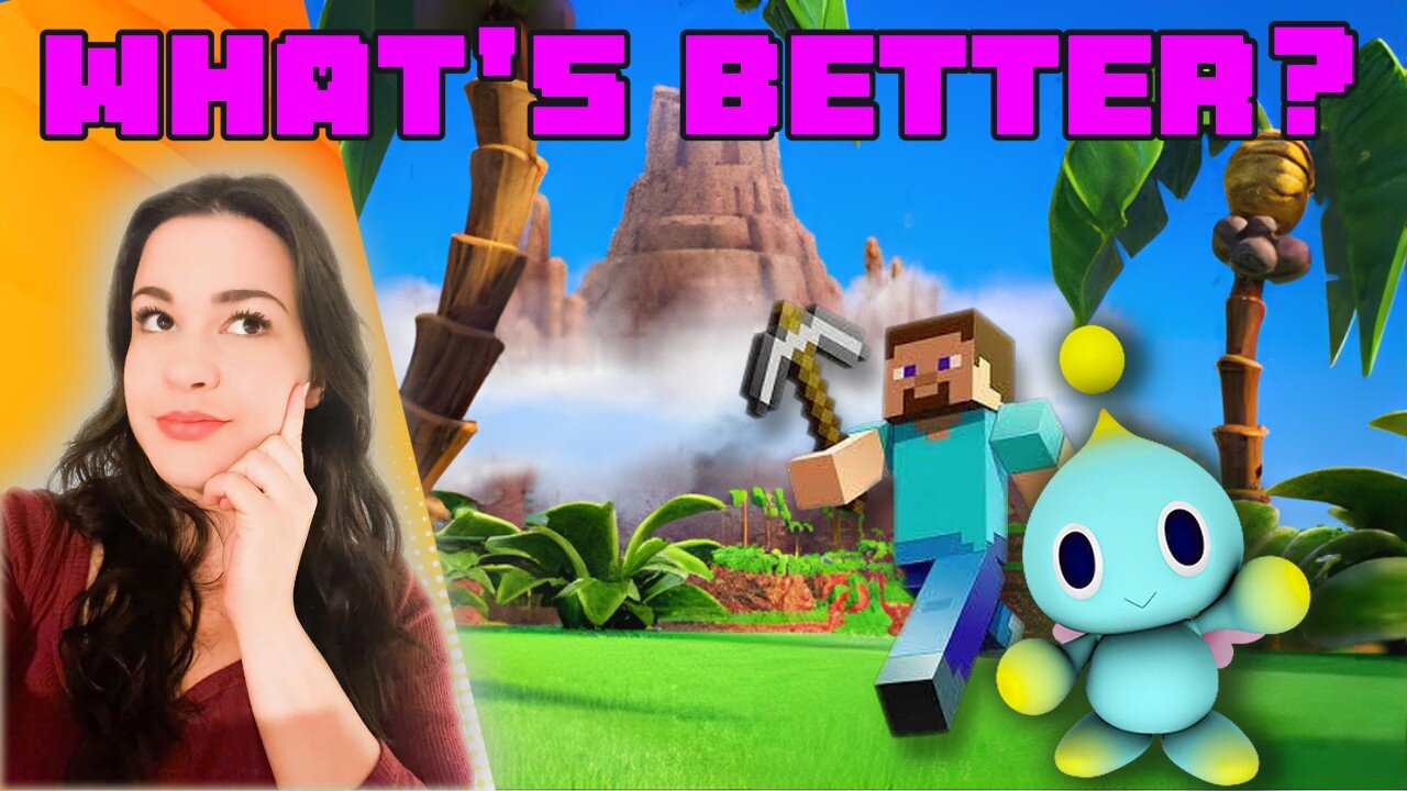 She's Never Seen A Chao Before!? Shes Never Played Through Mine Craft! We're Gonna Need Some Help