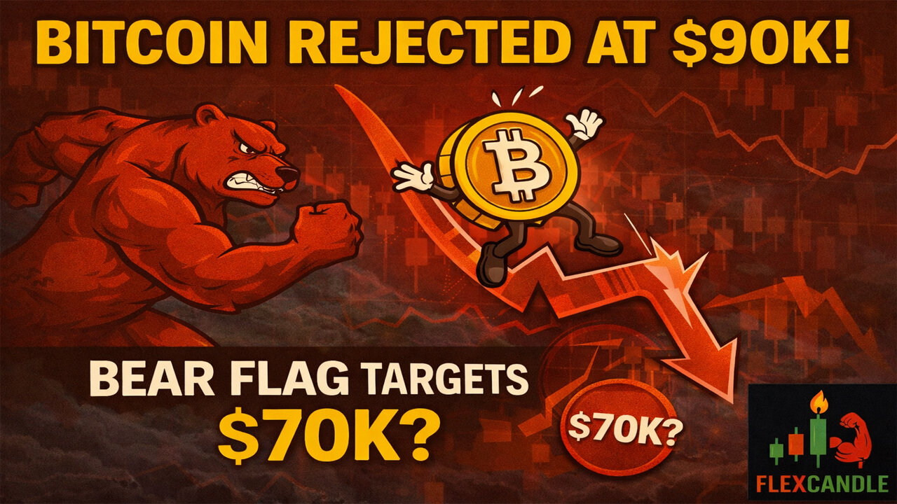 Bitcoin Just Got REJECTED at $90K Again... Is $70K Next?! 🚨📉 EPISODE 237