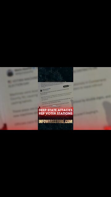 Alex Jones: Deep State Attacking Republican Voter Stations & Blaming Trump - 11/4/25