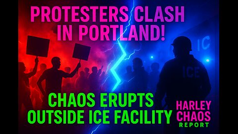 Chaos at Portland ICE: Antifa vs Counter-Protesters