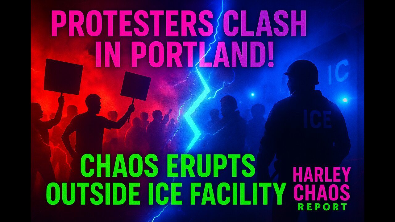 Chaos at Portland ICE: Antifa vs Counter-Protesters